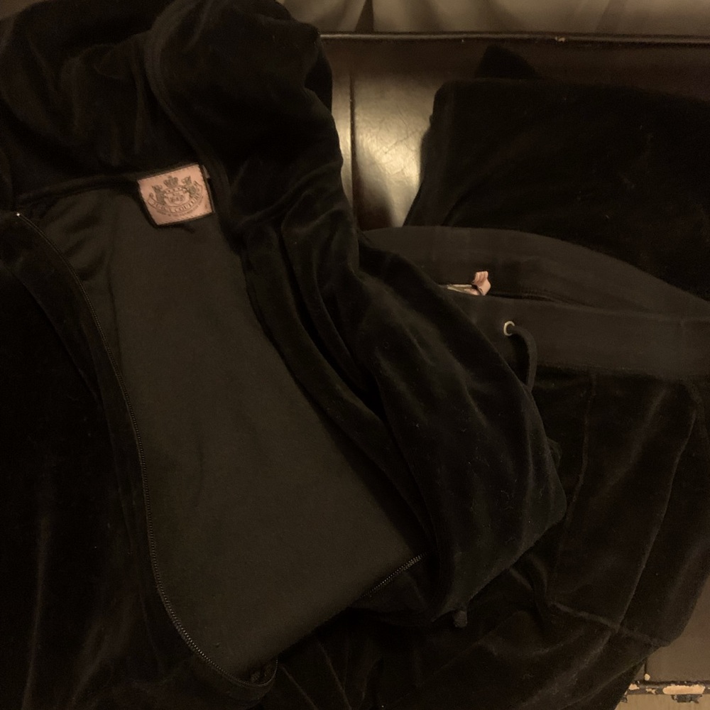 Black juicy couture tracksuit
